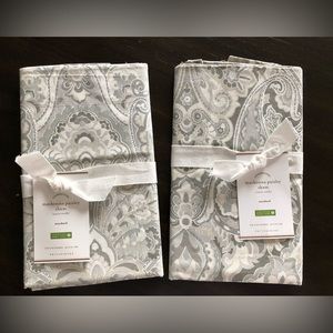 2 Pottery Barn Mackenna Paisley Sham - Brand New